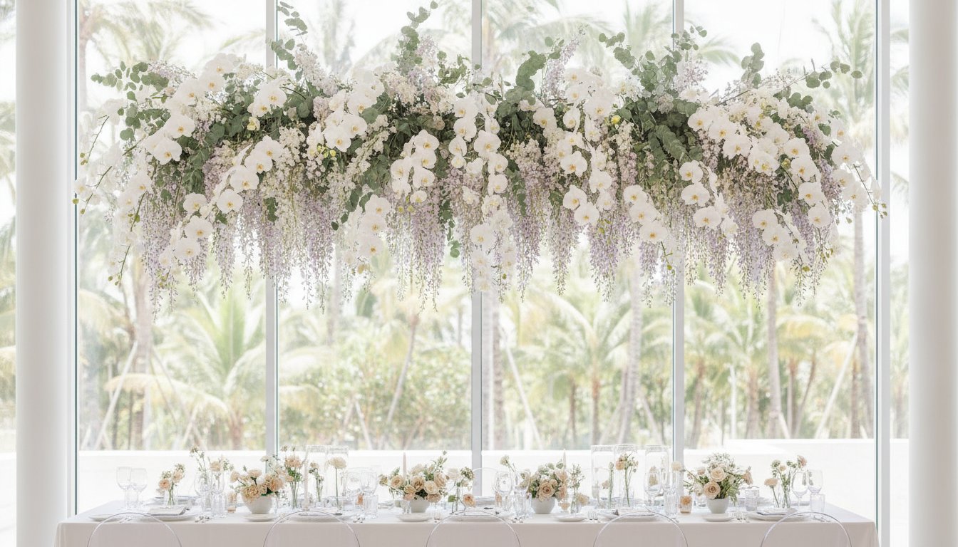 1 The Art of the Hanging Floral Installation: A Guide to Elevated Wedding Design